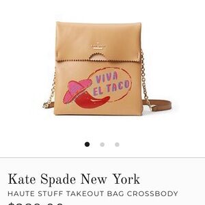 Kate Spade Hot stuff leather takeout Crossbody bag